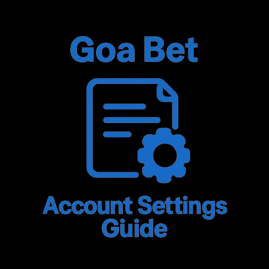 Icon representing the Goa Bet Account Settings Guide.