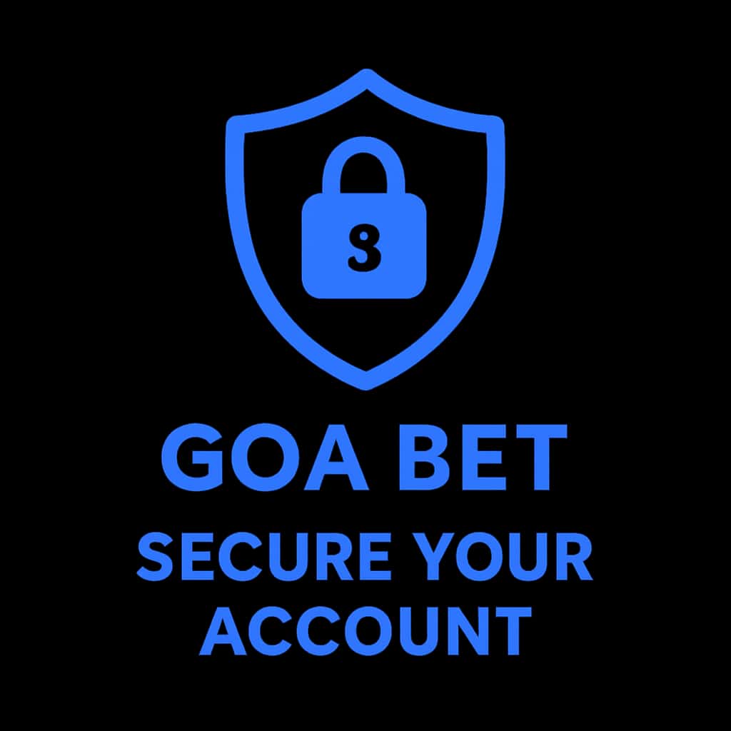 An icon representing account security for Goa Bet, prominently displaying 'Goa Bet'.