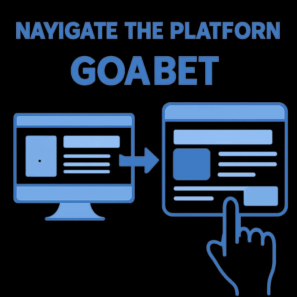 An illustration detailing the features of the Goa Bet platform.