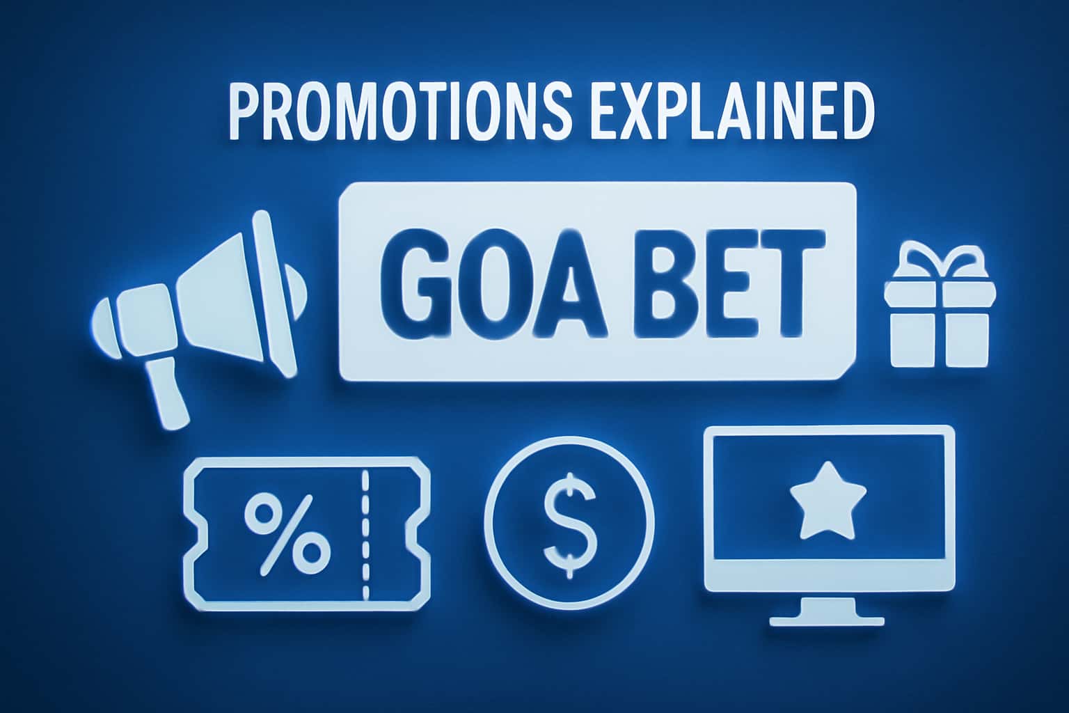 A sleek representation of the text 'Goa Bet' integrated into a futuristic design.