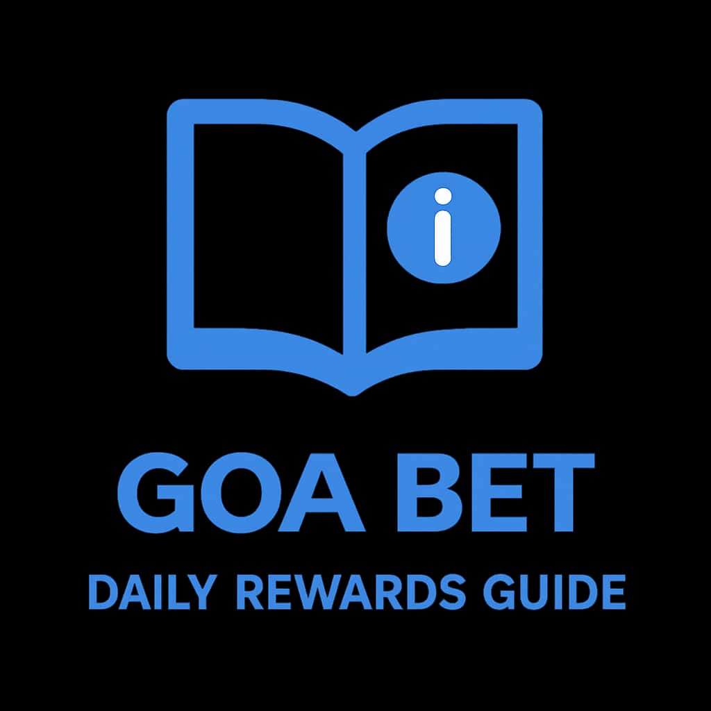 An icon illustrating the Goa Bet Daily Rewards Guide with a professional design.