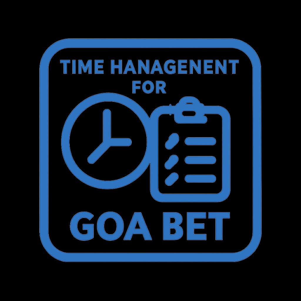 An icon representing time management strategies for Goa Bet.